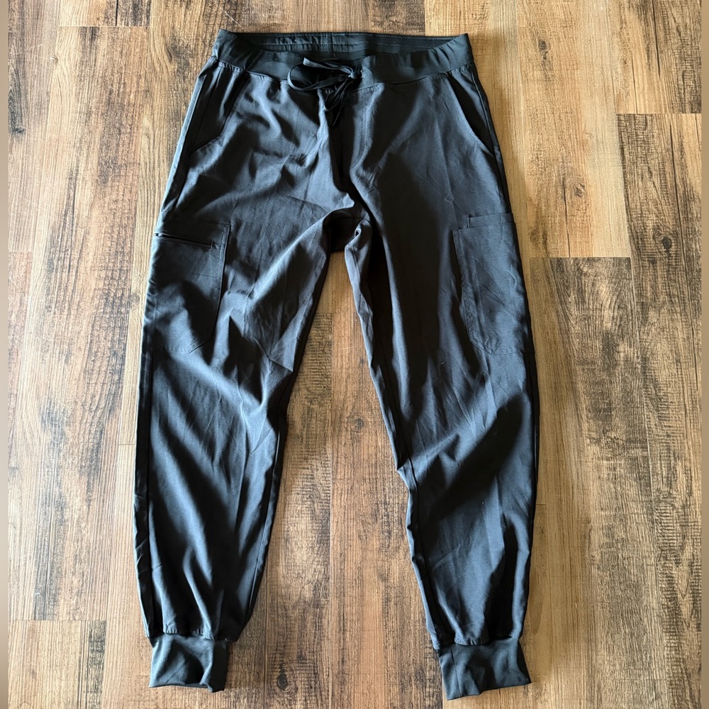 Black Scrub Joggers